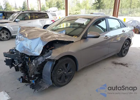 2022 Hyundai Elantra Hybrid Blue из США, поврежденный, VIN KMHLM4AJ0NU013598